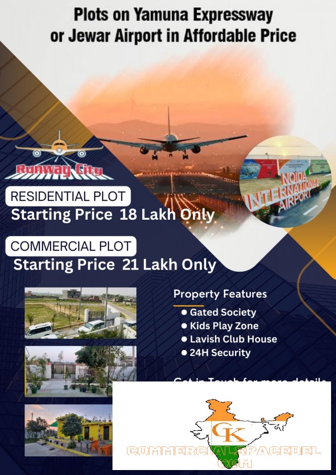 RESIDENTIAL PLOTS FOR SALE NEAR JEWAR AIRPORT